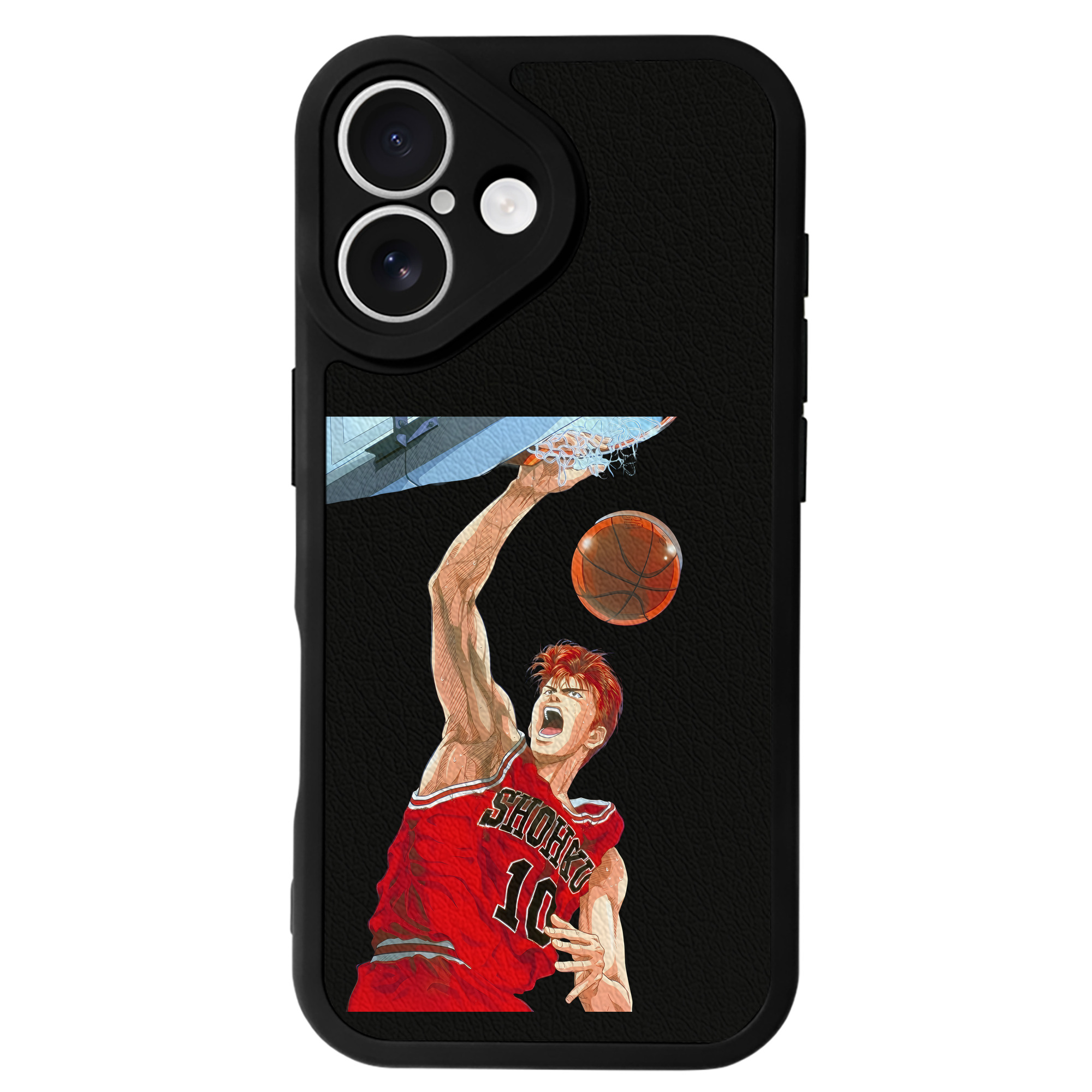 （画像用） SLAM DUNK／スラムダンク 【iPhone 16シリーズ対応】シリコンスマホケース（レザー調） 材質：シリコン